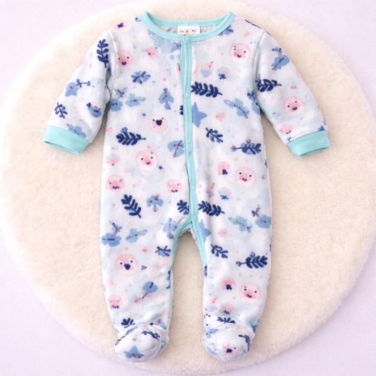 Pijama Enterito de Polar para Bebé